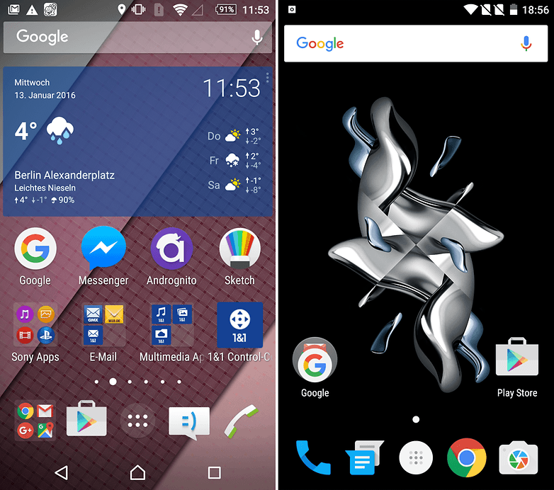 Sony Xperia Z3 và OnePlus X