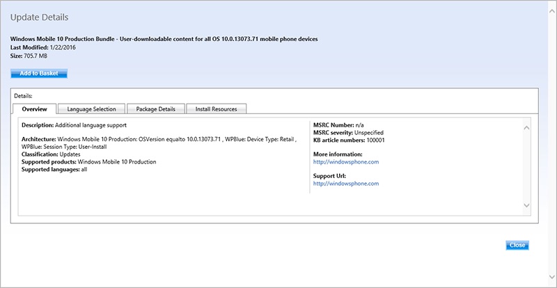 Bản build 10586.71 xuất hiện trên máy chủ Microsoft