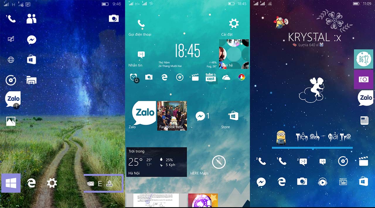 Star-Screen-Win 10 Mobile