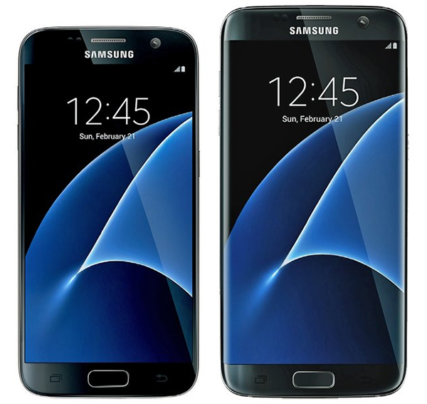 Hình ảnh mặt trước của Galaxy S7/S7 Edge Hình ảnh mặt trước của Galaxy S7/S7 Edge