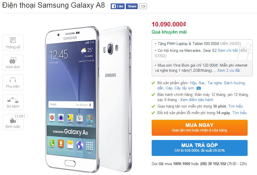 Galaxy A8 khung vỏ nhôm siêu mỏng giảm giá Galaxy A8 khung vỏ nhôm siêu mỏng giảm giá