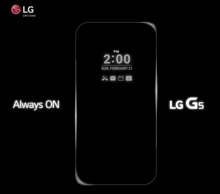 Cả G5 và Galaxy S7 đều được cho là trang bị tính năng Always On