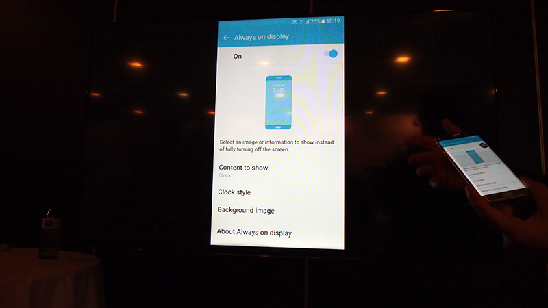 Tính năng Always On Display trên Galaxy S7