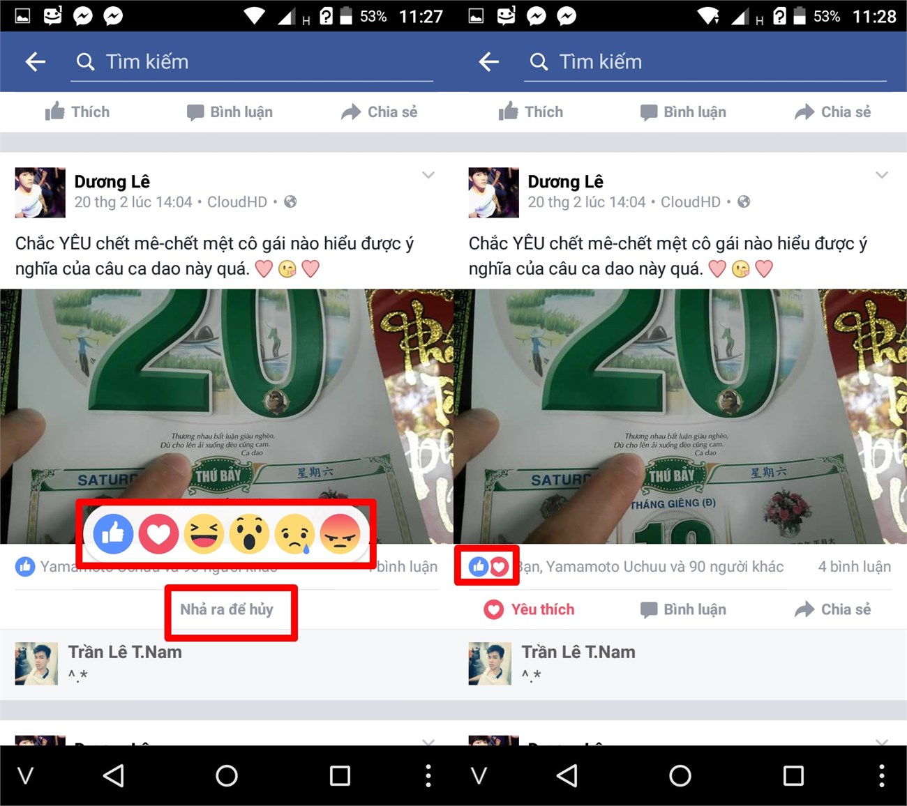 Bạn chọn biểu tượng emoji nào thì sẽ hiển thị tương ứng Bạn chọn biểu tượng emoji nào thì sẽ hiển thị tương ứng