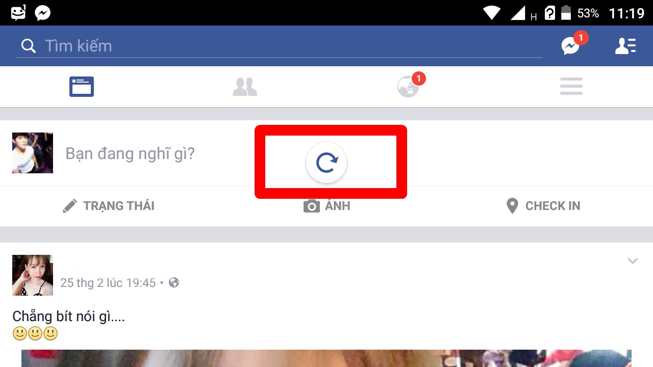 Làm mới New Feed Làm mới New Feed