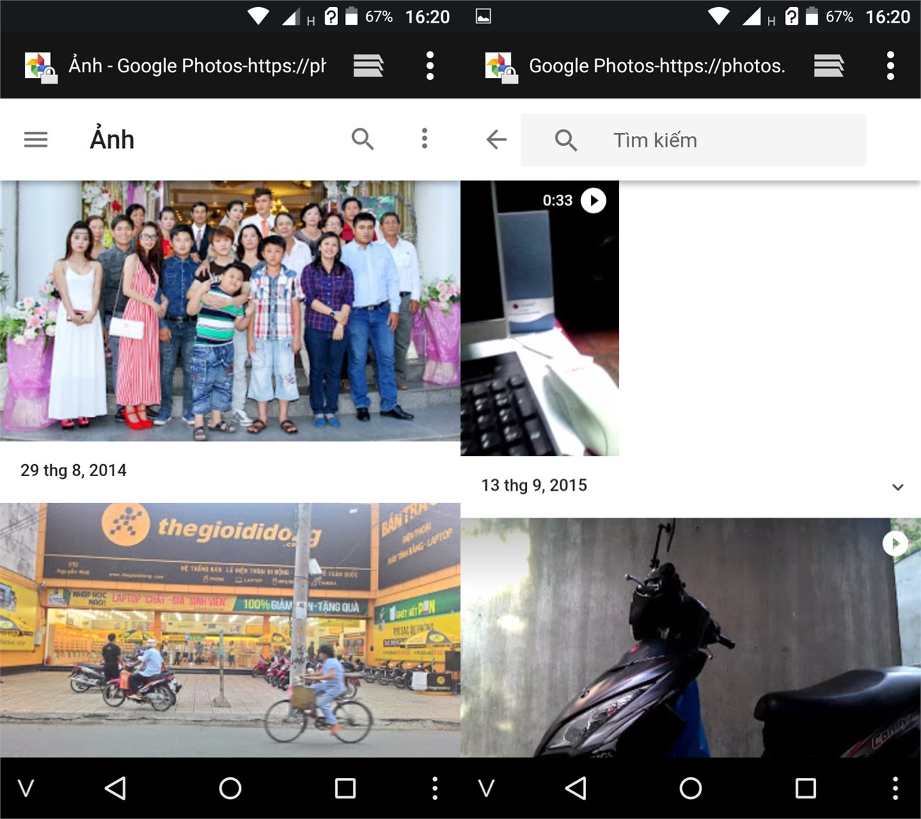 Hình ảnh và video được lưu trữ miễn phí không giới hạn trên Google Photos