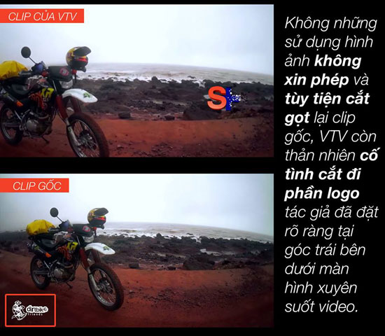 Hình ảnh chứng minh VTV sao chép (nguồn: Ictnews)