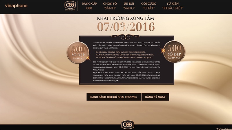 Từ ngày mai 7/3 sẽ chính thức mở bán