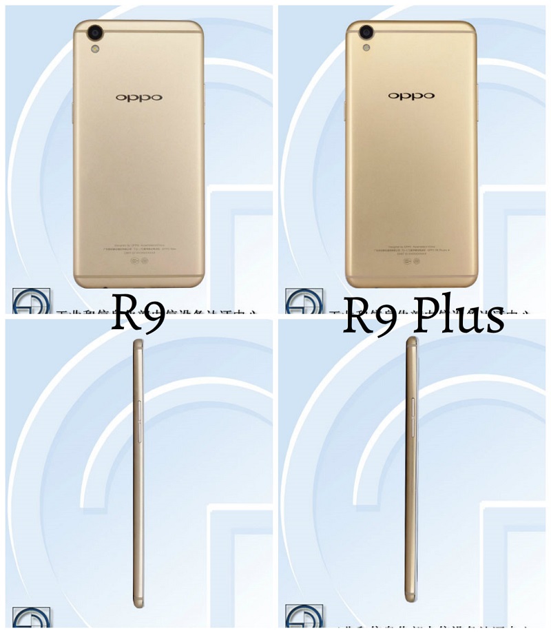 OPPO R9 và R9 Plus xuất hiện trước đó qua TENAA OPPO R9 và R9 Plus xuất hiện trước đó qua TENAA