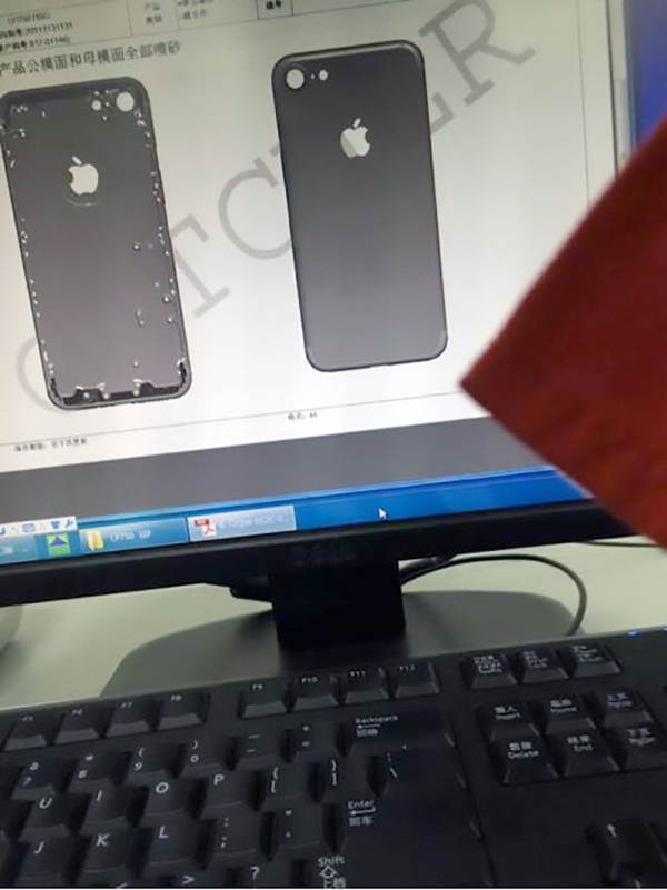 Bản vẽ kỹ thuật được cho là của iPhone 7