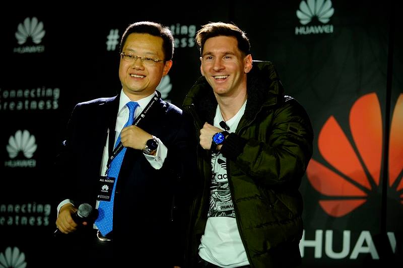 huawei-messi Lionel Messi trở thành Đại sứ toàn cầu của thương hiệu Huawei