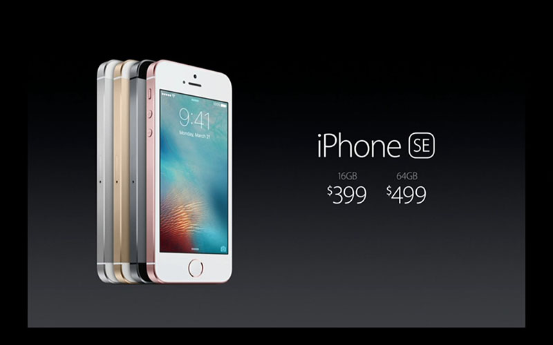 iPhone SE giá 399 USD chỉ có 16 GB iPhone SE giá 399 USD chỉ có 16 GB