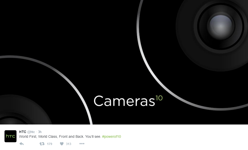 HTC 10 sẽ có camera kép HTC 10 sẽ có camera kép