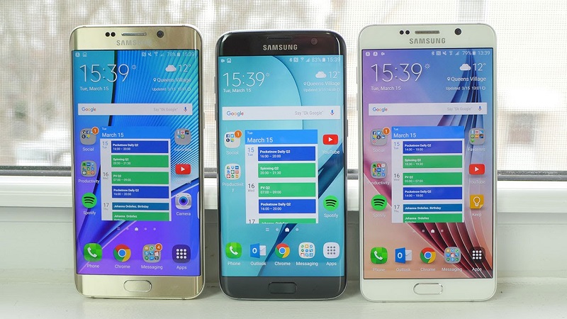 Samsung Galaxy S7 Edge, Galaxy Note 5 và Galaxy S6 Edge Plus