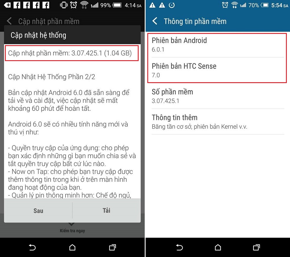 HTC One E8 Dual chính thức cập nhật Android 6.0 Marshmallow
