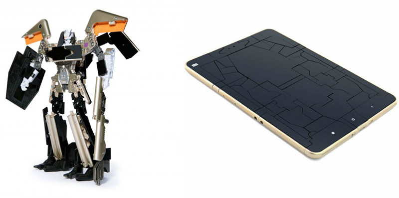 Xiaomi tung máy tính bảng có thể biến thành người máy Transformer