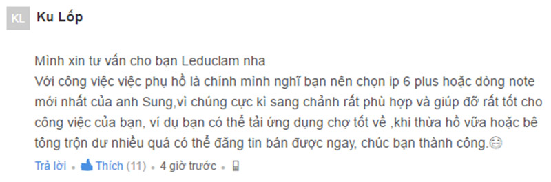 Comment độc giả Comment độc giả
