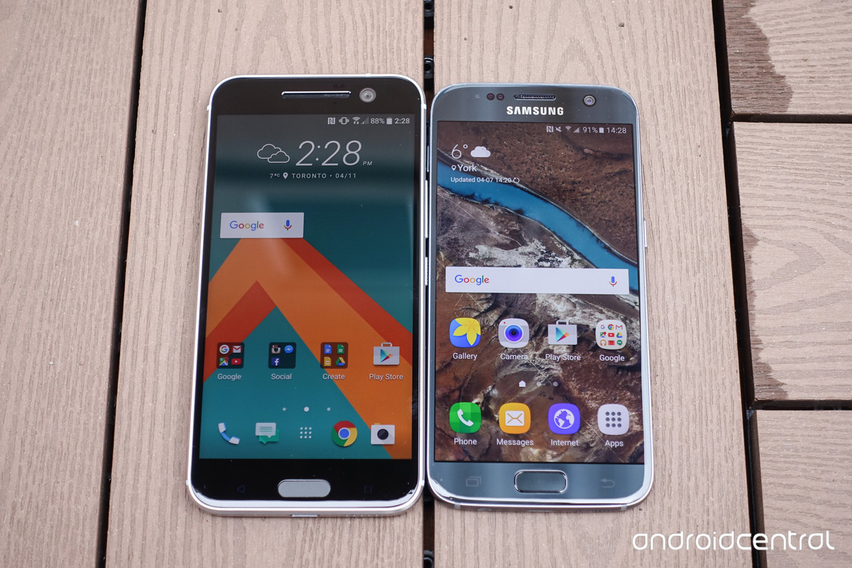 Galaxy S7 vs HTC 10