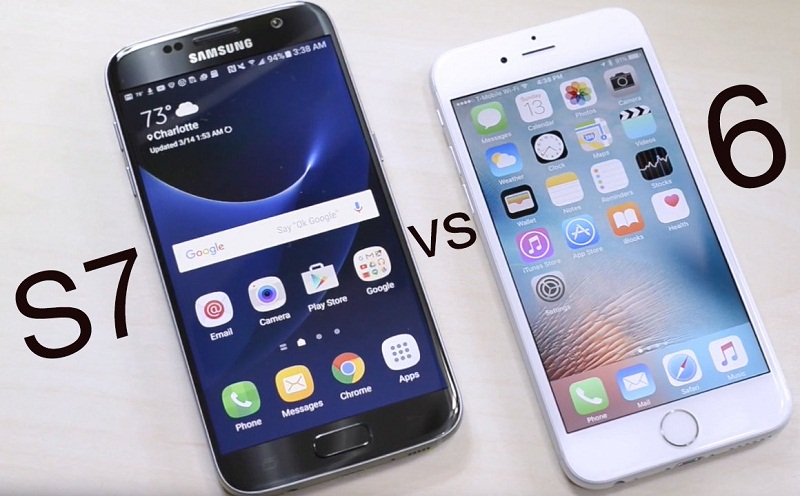 Galaxy S7 vs iPhone 6