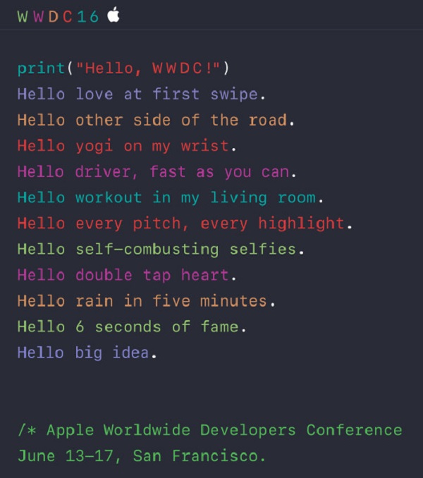 WWDC 2016