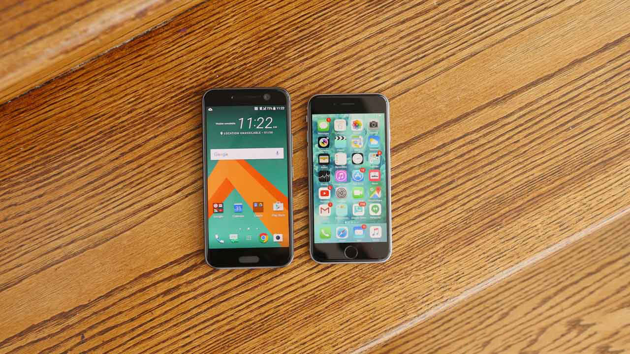 iPhone 6s vs HTC 10