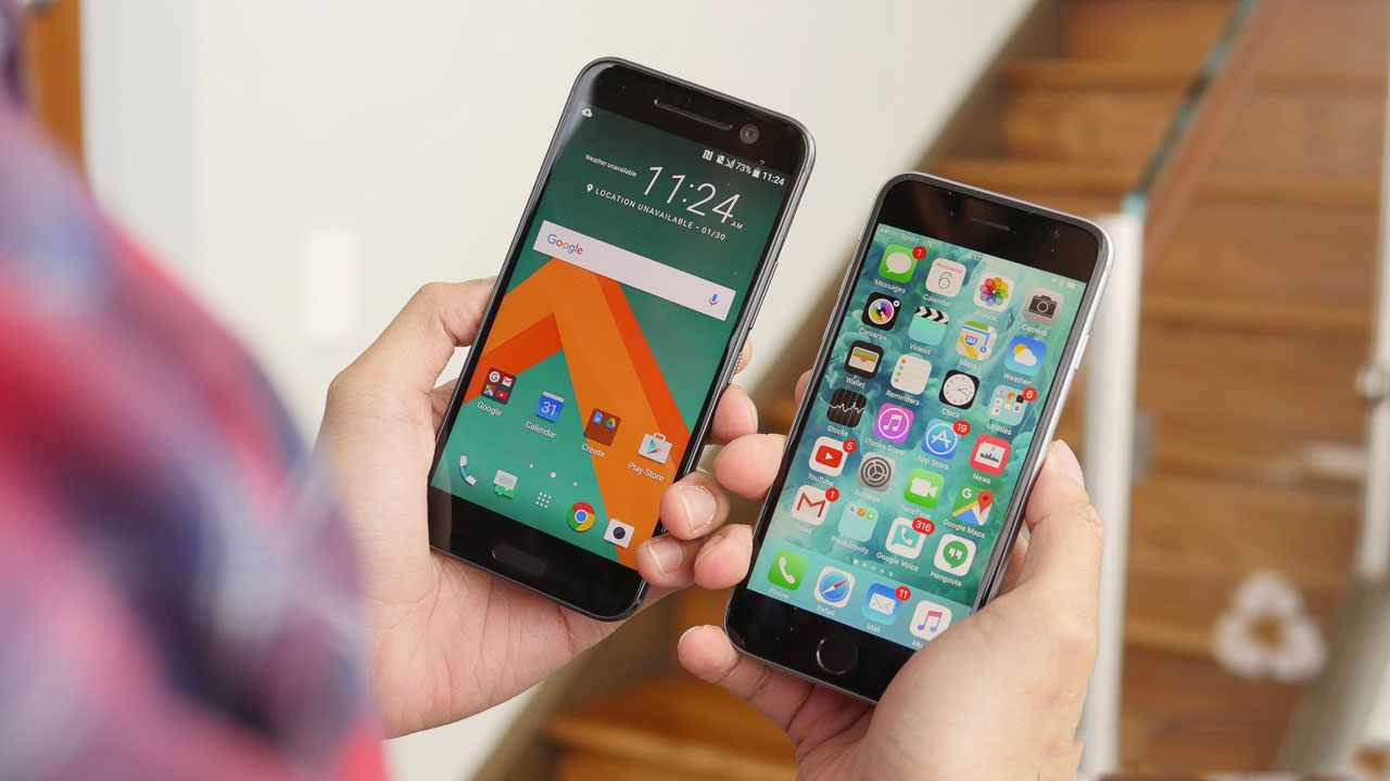 iPhone 6s vs HTC 10