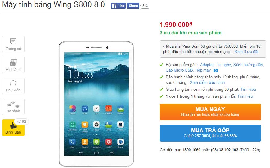 Tablet được giảm giá Tablet được giảm giá