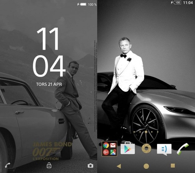 James Bond Xperia Theme