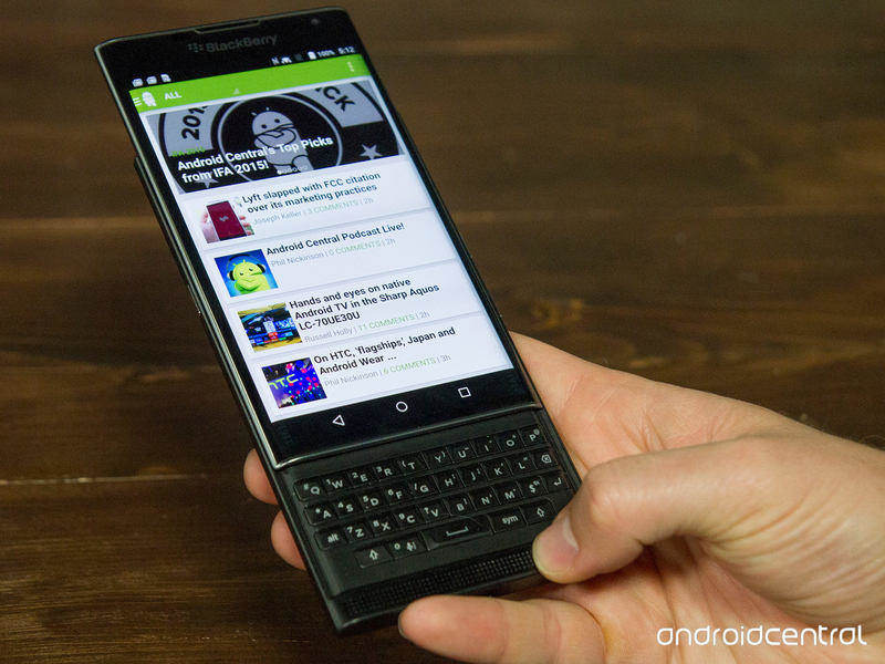 hình ảnh về Blackberry Priv