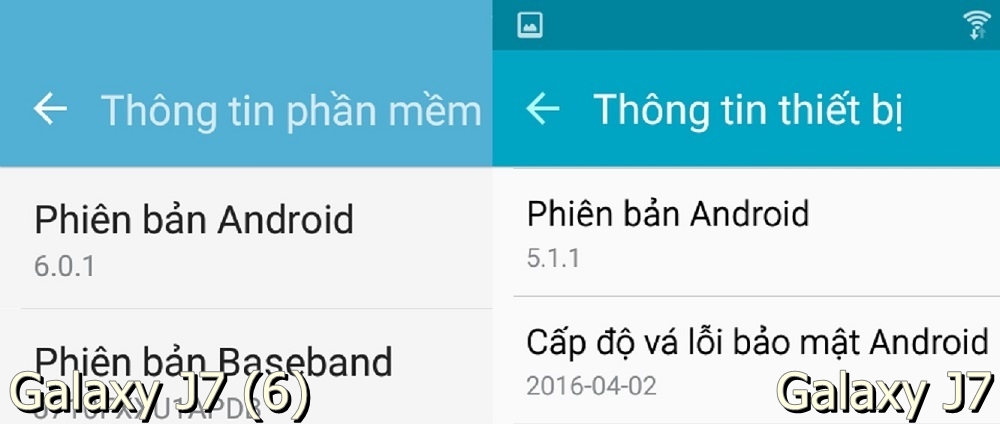 So sánh Galaxy J7 (6) và Galaxy J7