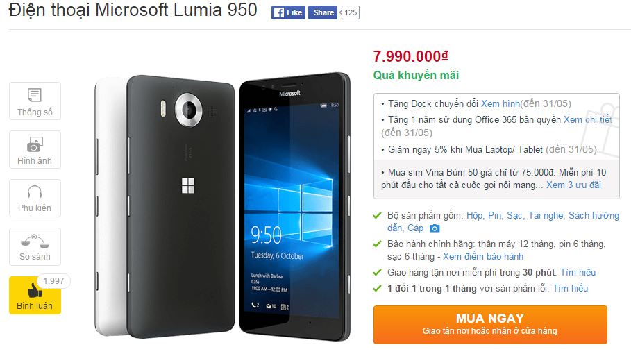 Lumia 950 