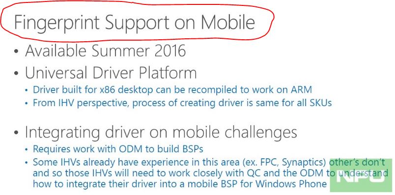 Windows 10 Mobile chính thức hỗ trợ cảm biến vân tay Windows 10 Mobile chính thức hỗ trợ cảm biến vân tay