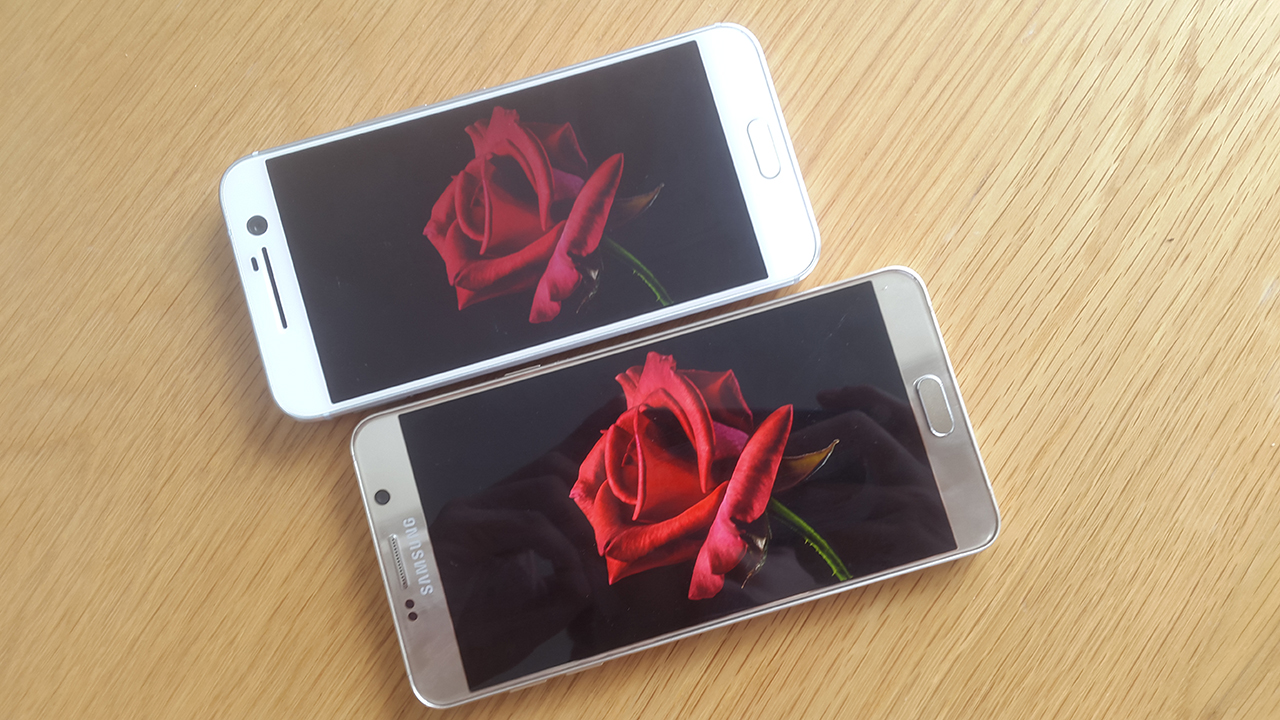 So sánh màn hình HTC 10 vs Samsung Galaxy Note 5