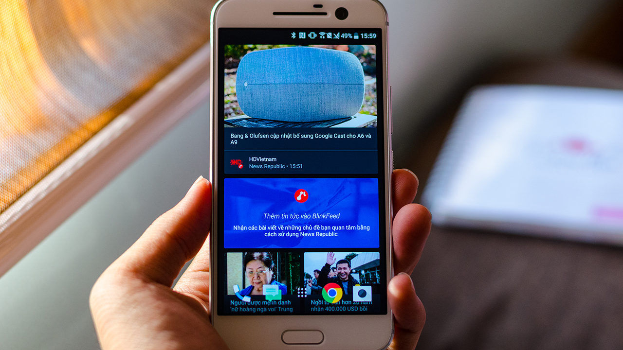 BlinkFeed trên HTC 10