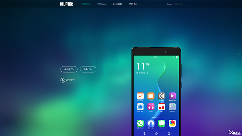 BlurOS_1 Không riêng gì xOS mà BlurOS cũng là do người Việt viết ra