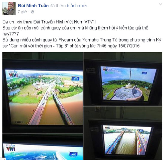 VTV tính chuyện phủ nhận vi phạm bản quyền trong vụ bê bối flycam
