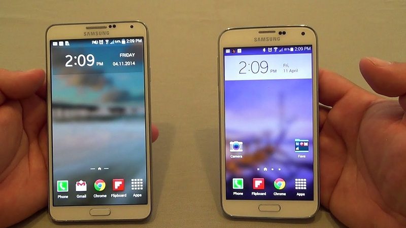 Samsung Galaxy Note 3 và S5 Samsung Galaxy Note 3 và S5