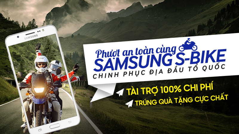 Đã có hơn 1.200 người đăng ký phượt cùng Samsung S-Bike