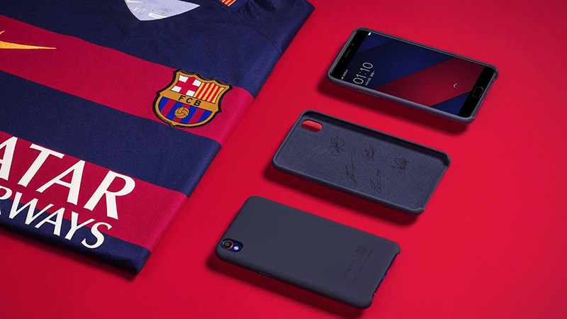 OPPO F1 Plus phiên bản FC Barcelona sẽ thêm 5 chữ ký cầu thủ