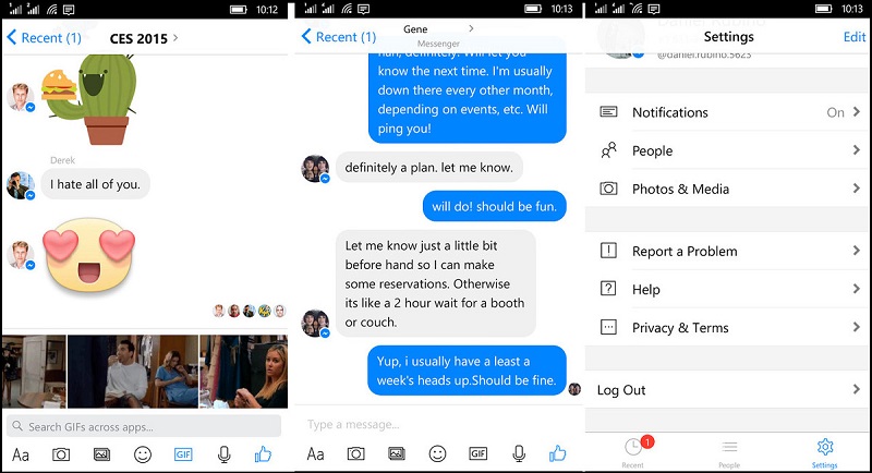 messenger beta 2