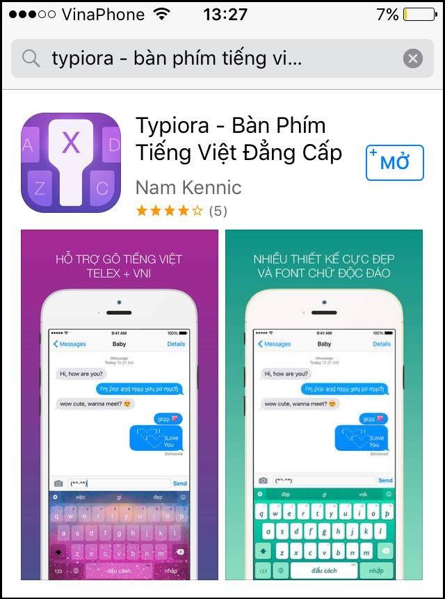 bàn phím iphone