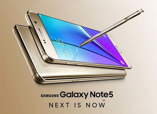 Siêu phẩm Samsung Galaxy Note 5 mới nhất hiện nay