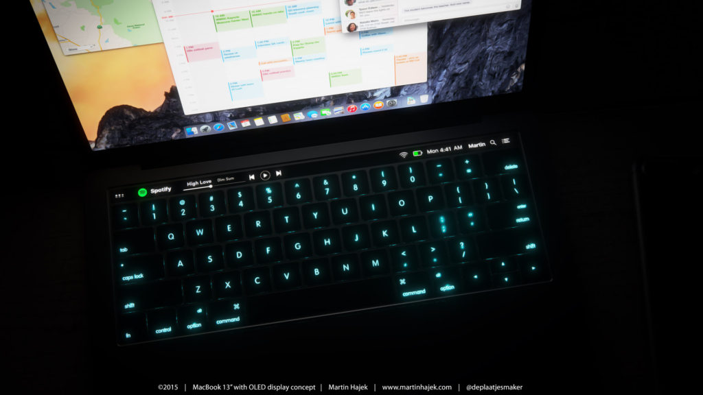 macbookpro_3 Macbook Pro lột xác với màn hình phụ OLED, có thể cảm ứng