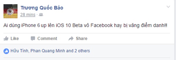 Người dùng gặp lỗi không đáng có khi cập nhật lên iOS 10