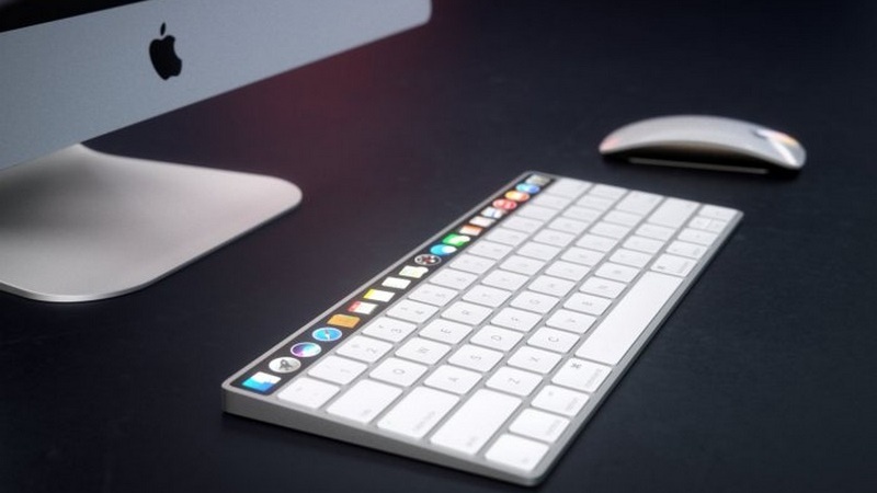 Mẫu bàn phím không dây OLED của Apple, nhìn là yêu Mẫu bàn phím không dây OLED của Apple, nhìn là yêu