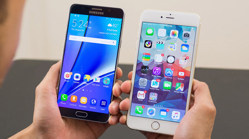 Galaxy Note 7 vs iPhone 7 Plus