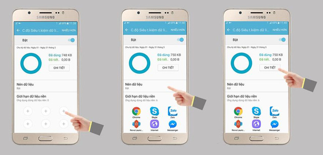 Chế độ UDS trên Galaxy J5, J7 2016 tiết kiệm dung lượng data cực tốt