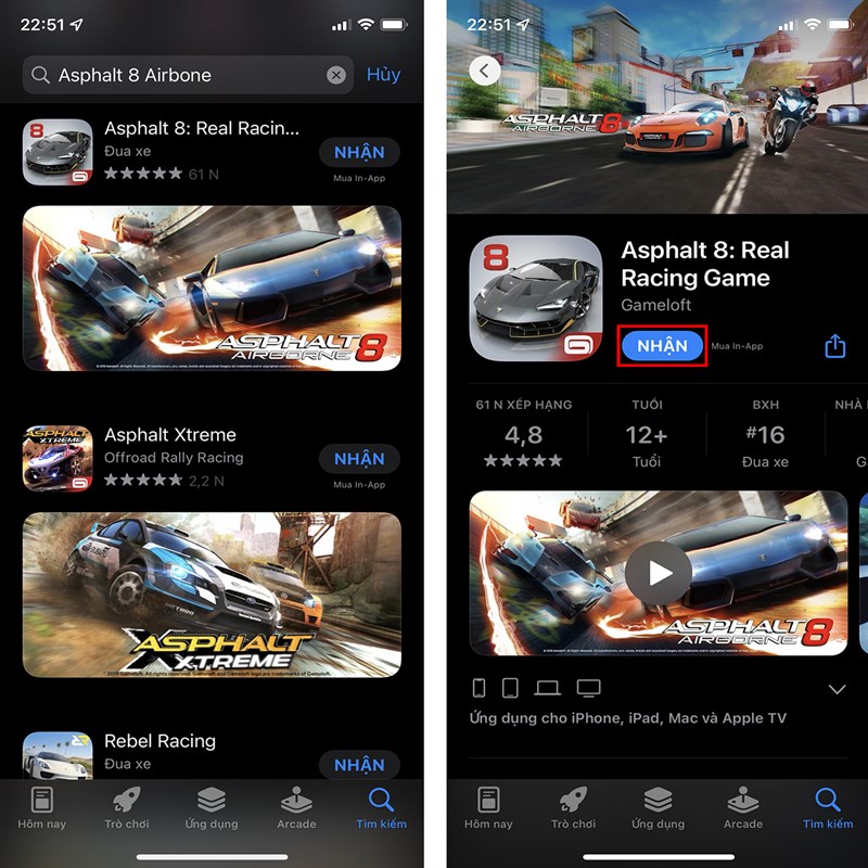 Cách tải Asphalt 8: Airbone-3 Cách tải Asphalt 8: Airbone-3