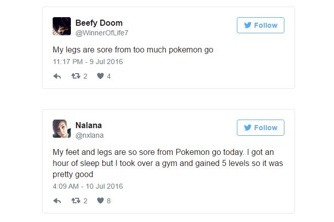 Nhiều triệu chứng gặp phải khi bắt đầu chơi Pokemon Go Nhiều triệu chứng gặp phải khi bắt đầu chơi Pokemon Go