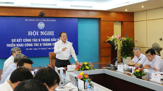 Bộ trưởng Trương Minh Tuấn chỉ đạo các nhiệm vụ trọng tâm trong 6 tháng cuối năm 2016 Bộ trưởng Trương Minh Tuấn chỉ đạo các nhiệm vụ trọng tâm trong 6 tháng cuối năm 2016